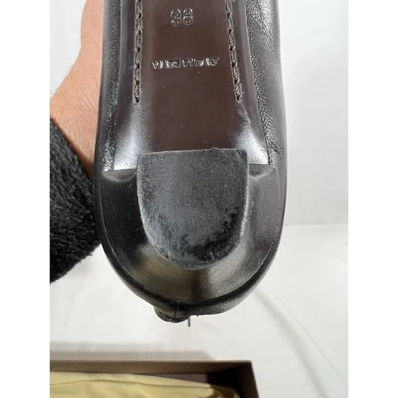 Louis Vuitton Boots Womens 7.5 Black Leather Designer Luxury Ankle Boots - Picture 14 of 16